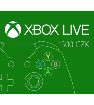 XBOX Live CZK 1500 Prepaid Card CZ Xbox One Key EUROPE